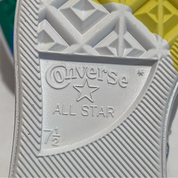 Converse Chuck Taylor All Star Lift Ox Platform Sneaker 9.5 Women/7.5 Men Egret - Picture 8 of 14